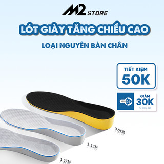 Cặp lót giày tăng chiều cao cao su độn đế tăng 1,5-3cm - Loại nguyên bàn chân - L13