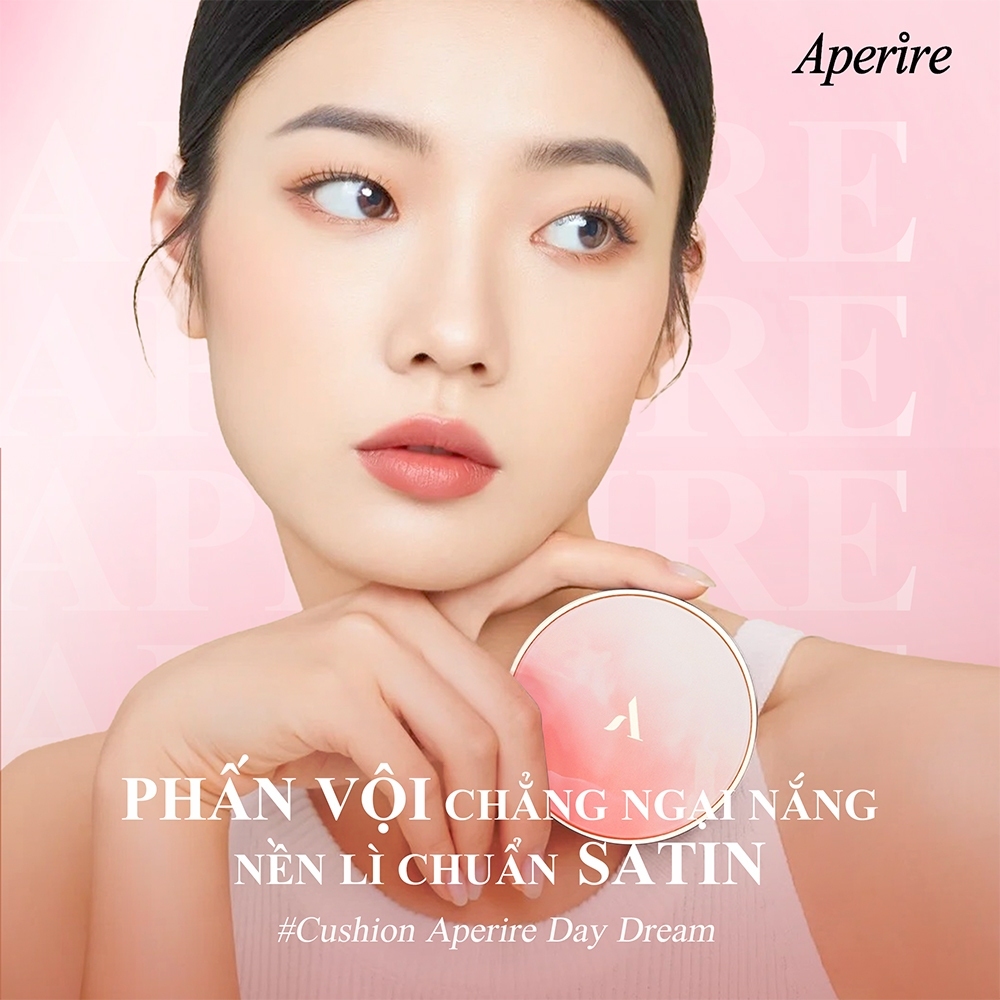 Cushion Aperire Day Dream Cover Cushion SPF50+/PA++++  Cushion Chống Nắng Che Phủ Hoàn Hảo 13g | BigBuy360 - bigbuy360.vn