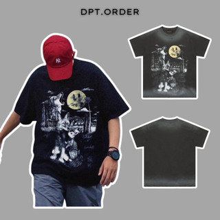 Áo thun đờ riu hou full moon ss tee faded black