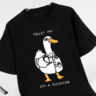 Áo thun nữ, Áo Phông Thời Trang TROLL nam nữ đủ size vịt ducktor chất liệu cotton co giãn bốn chiều mềm mại ta003