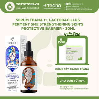 Serum Teana 1% Lactobacillus Ferment SM2 Super Molecules Strengthening Skin’s Protective Barrier phục hồi và tái tạo da