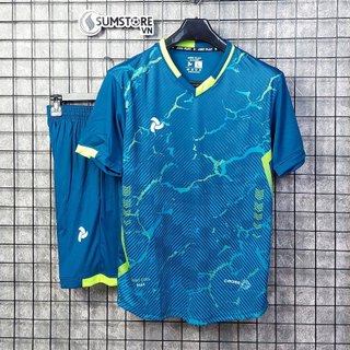 Đồ Đá Banh Không Logo Cao Cấp Just Play Cross - Màu Xanh Cổ Vịt