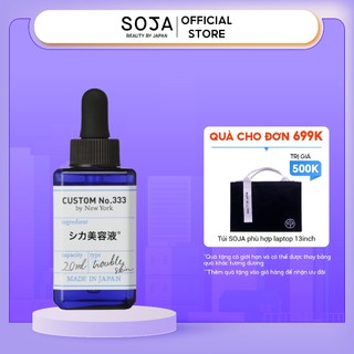 Tinh Chất Cica Làm Dịu Và Dưỡng Ẩm Custom No.333 by New York Cho Da Bị Tổn Thương 20 mL Cica Serum