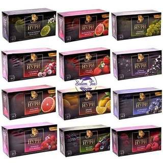Trà đen trái cây túi lọc hypn nhập khẩu nga thơm ngon hộp 37.5g