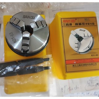 Đầu kẹp loại 3 chấu K01 / 4 chấu K02 cho máy tiện mini / Mâm cập