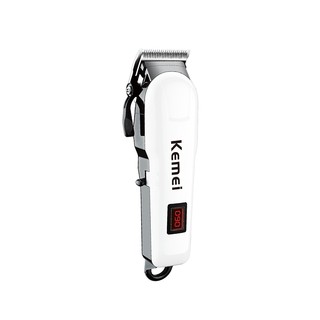 Tông đơ cắt tóc Ovie KEMEI KM-809A húi cua cạo sát, màn hình hiển thị pin, hệ thống thông minh nhiều cữ, lưỡi bén