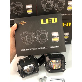 [1 CẶP] ĐÈN TRỢ SÁNG MÂU MỚI XT20 2 MÀU CÔNG SUẤT 30W/B. BI VUÔNG PHA TRẮNG, COS VÀNG SIÊU SÁNG.