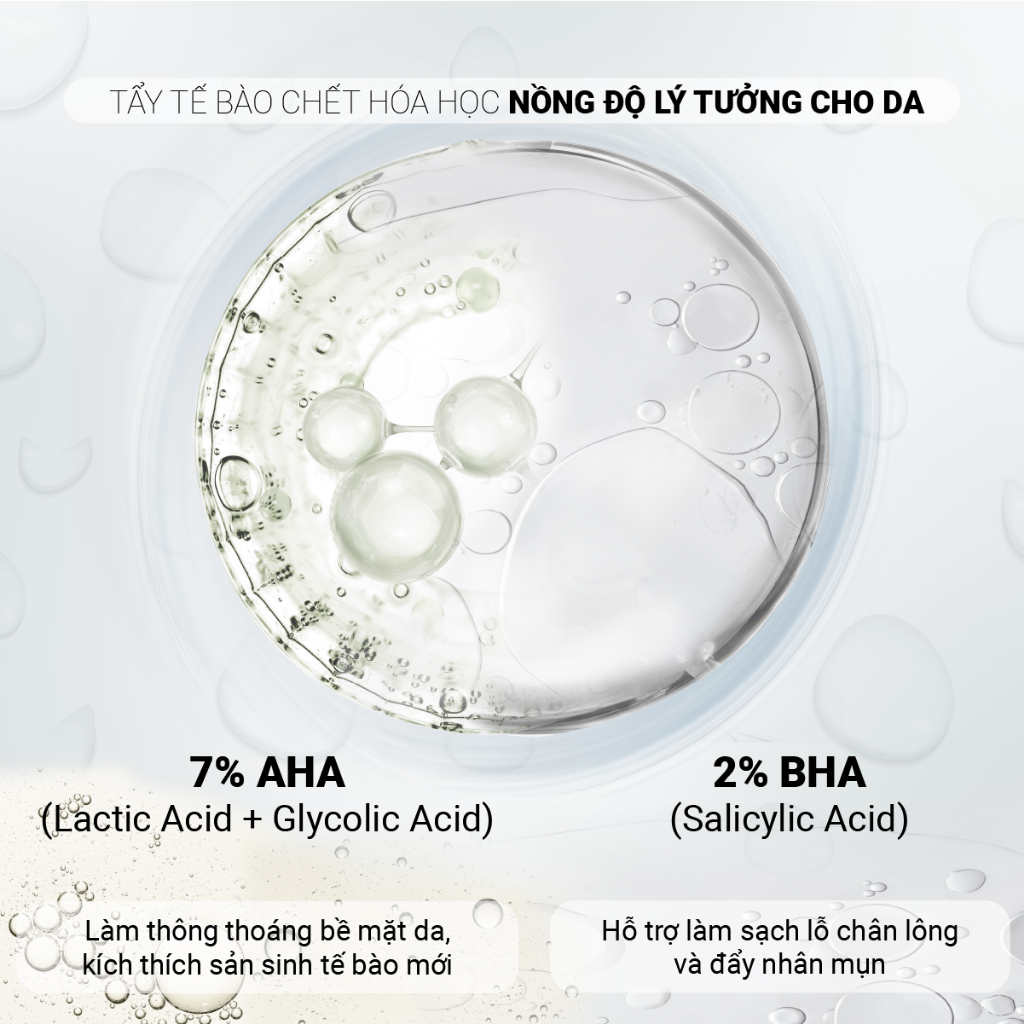 Tinh chất Peel da AHA + BHA tái tạo mờ thâm làm mịn da Bye Bye Blemish Skin Resurfacing Peel Serum 30ml