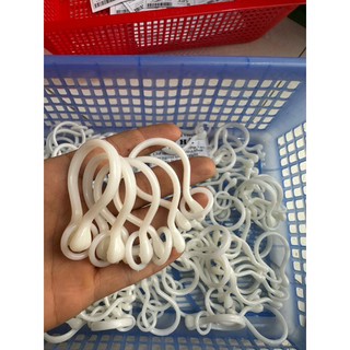 Set 10 móc rèm nhựa, khuy treo rido treo màn dài 6cm