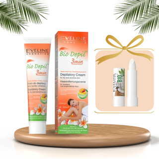 Kem tẩy lông hữu cơ 3 vùng hương xoài Eveline Bio Depil 125ML