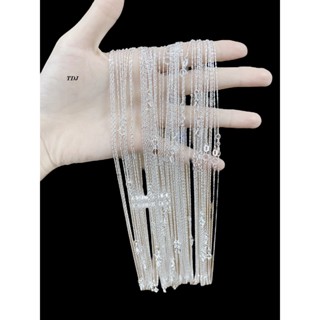  Dây chuyền nữ dây xoắn nhỏ bạc ta 