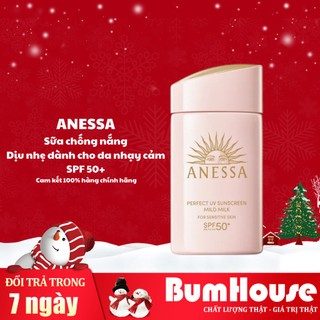 Sữa chống nắng dịu nhẹ cho da nhạy cảm Anessa Perfect UV Sunscreen Mild Milk 12ml/60ml