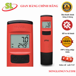Bút đo ph và nhiệt độ nước hi98107 hanna - máy đo ph hi98107