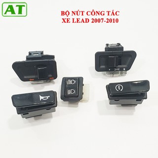 Bộ 5 nút công tắc xe lead đời từ năm 2007 đến 2010