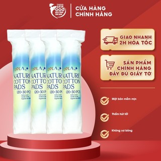  Combo 4 Bông Tẩy Trang TOOLA Mềm Mịn - 600 Miếng