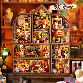  Mô hình căn hộ thỏ mini thu nhỏ tự làm DIY nhà búp bê CUTEROOM mã QH-001- QH-006 