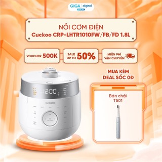 Nồi Cơm Điện Cao Tần Cuckoo CRP-LHTR1010FW/FB/FD 1.8L - Nấu Đa Chức Năng, Dinh Dưỡng Tối Đa