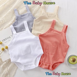 Bodysuit Cho Bé 💛 𝐅𝐑𝐄𝐄𝐒𝐇𝐈𝐏💛 Bộ Quần Áo Trẻ Em Thun Tăm Thoải Mái Dễ Thương Cho Bé Baby House