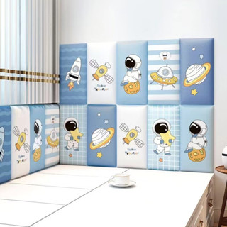 Giao hàng trong vòng 24 giờ 6pcs-120*50cm xốp dán tường 3d Dán Tường Chống va đập Cho Bé xốp dán tường chống va đập ốp