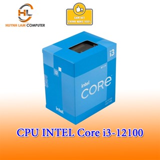 CPU Intel Core i3 12100 | Socket 1700 - New Box Chính hãng