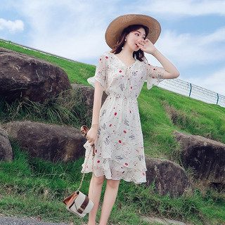 [Xả Dọn Kho] V001 - (40-68kg) Váy đầm maxi đi biển dạo phố Maxi Cherry vải voan cao cấp