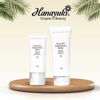 [ Date 2026 ] KEM CHỐNG NẮNG NÂNG TÔNG DƯỠNG DA CHO MẶT VÀ BODY HANAYUKI