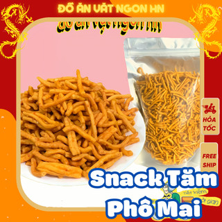 Bánh quẩy snack tăm phô mai 500g bánh ăn vặt cổng trường ngon giá rẻ