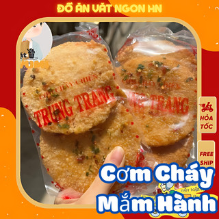 Cơm cháy chiên mắm hành ớt trung trang bánh ăn vặt ngon giòn hấp dẫn