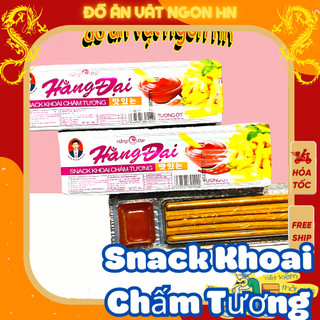 Snack khoai chấm tương hằng đại ăn vặt cổng trường ngon giá rẻ
