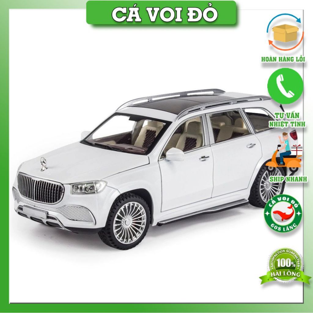 Mô hình xe Mercedes-Benz Maybach GLS600 tỉ lệ 1:24