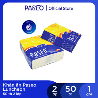 Combo 2 gói paseo khăn ăn luncheon 50 tờ 2 lớp