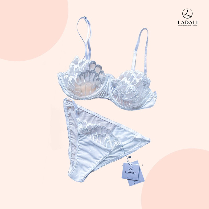 Áo Lót Ren Mềm Không Gọng Mút Mỏng Hàng Thiết Kế Ladali