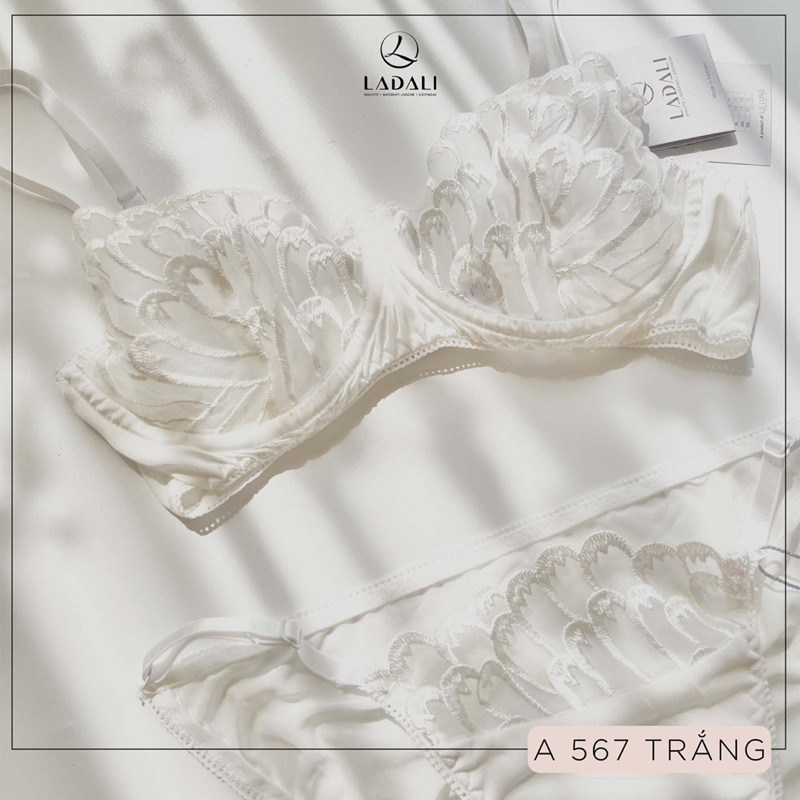 Áo Lót Ren Mềm Không Gọng Mút Mỏng Hàng Thiết Kế Ladali