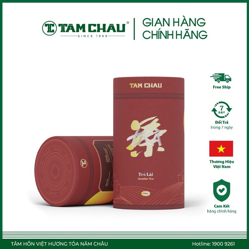Trà Lài lon giấy đỏ 100gr