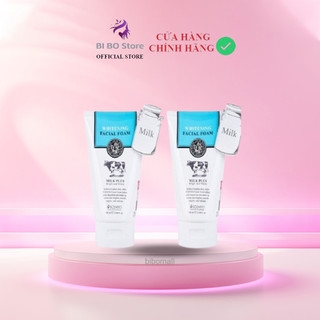 Bộ 2 Chai Rữa Mặt Tạo Bọt Làm Trắng Da Sữa Rửa Mặt Bò Milk Plus Beauty Buffet 100ml