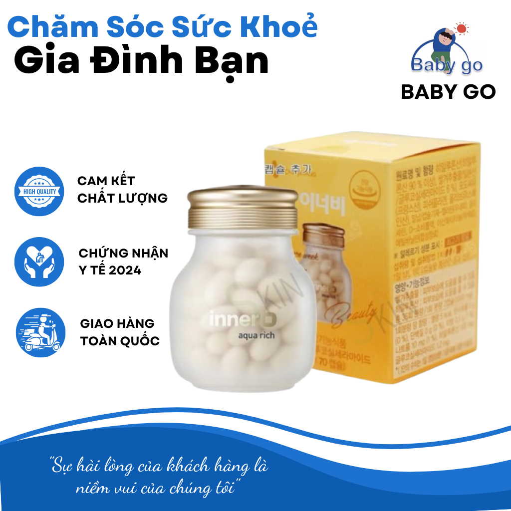 Viên Uống Cấp Nước Cj Innerb Aqua Rich