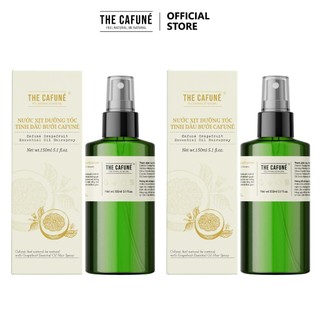 Bộ Đôi Xịt Mọc Tóc Tinh Dầu Bưởi The Cafuné Kích Thích Mọc Tóc, Giảm Gãy Rụng 150ml