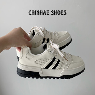 Giày Sneaker thể thao trắng sọc đen tăng chiều cao phong cách trẻ trung năng động cho nữ Ulzzang đi học đi chơi đi làm