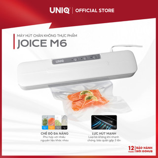 Máy Hút Chân Không UNIQ Joice M6, Hàn Không Kén Túi Bảo Quản Thực Phẩm An Toàn, Tặng Kèm 10 Túi Nhám