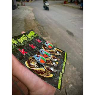 Mồi câu lure nhái TOMAN hơi ve sầu - gai - vẩy rồng