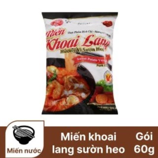 Miến khoai lang vị sườn heo ăn liền healthy Bích Chi gói 60gr
