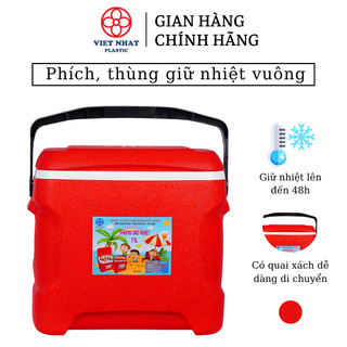 Thùng đựng đá giữ nhiệt, phích đá vuông 7l, 13l, 15l, 16l, 17l - việt nhật plastic hn