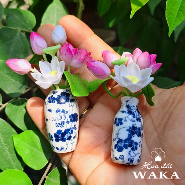 Mô Hình Chậu Sen 03  Mini Tỉ Lệ 1/12