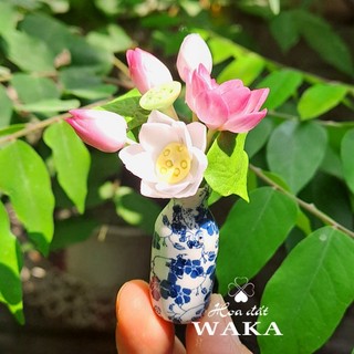 Mô Hình Chậu Sen 03  Mini Tỉ Lệ 1/12