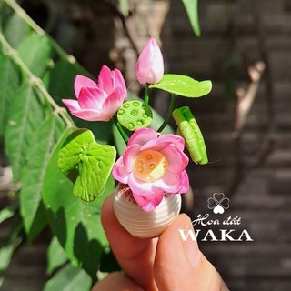 Mô Hình Chậu Sen 01 Mini Tỉ Lệ 1/12