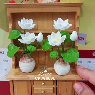 Mô Hình Chậu Sen 01 Mini Tỉ Lệ 1/12