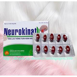 Neurokinat - giúp tăng cường tuần hoàn não, hộp 50 viên