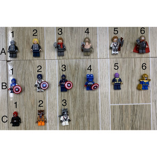 Lego minifigures nhân vật siêu anh hùng marvel hàng chính hãng