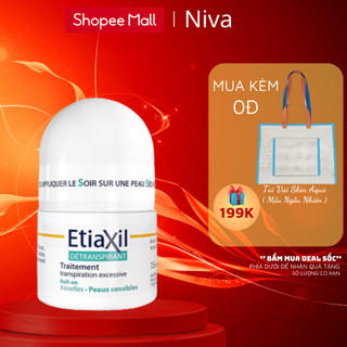 Lăn khử mùi Etiaxil Pháp 15ml khử mùi giảm mồ hôi hiệu quả