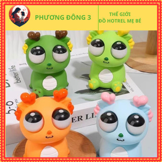 Rồng mắt lồi bóp xả stress size lớn, mắt có thể xoay được